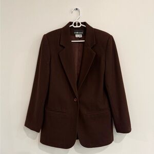 Sag Harbor Dark Brown Blazer